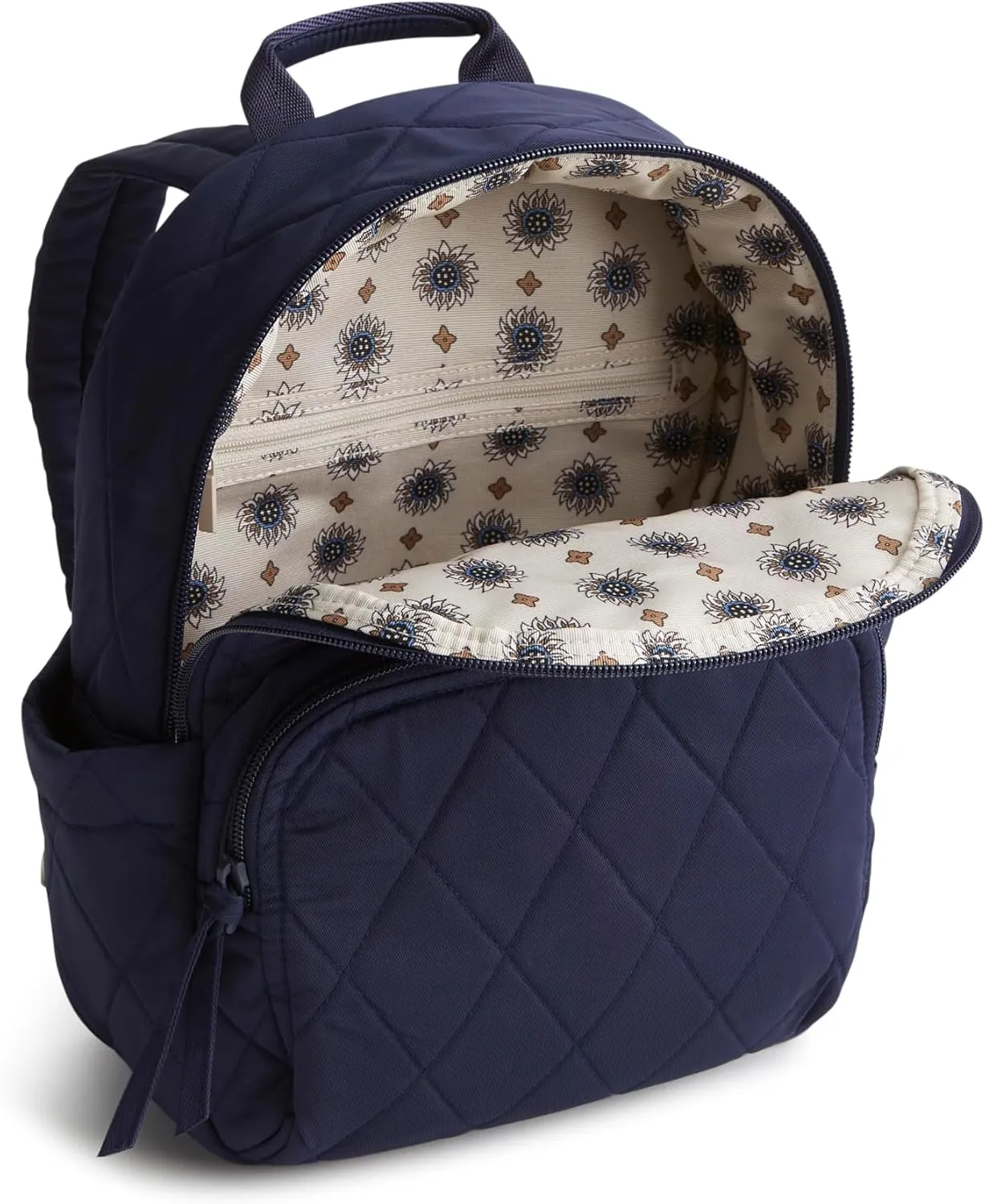 Vera Bradley Women's Performance Twill Small Banbury Backpack, Peacoat, One Size