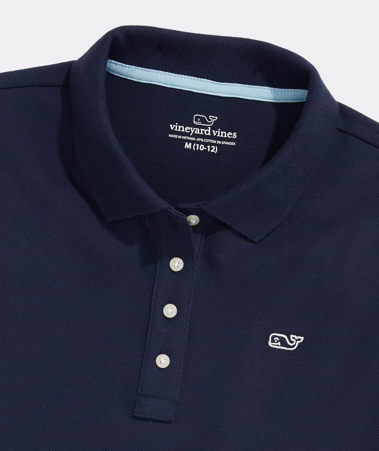 vineyard vines Girls' Heritage Pique Polo