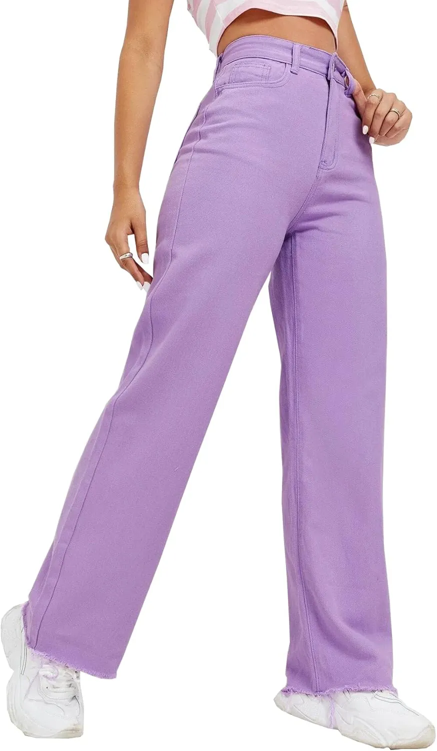 Vintage Jeans for Women Teen Girl High Waisted Relaxed Fit Straight Leg Baggy Boyfriend Jeans