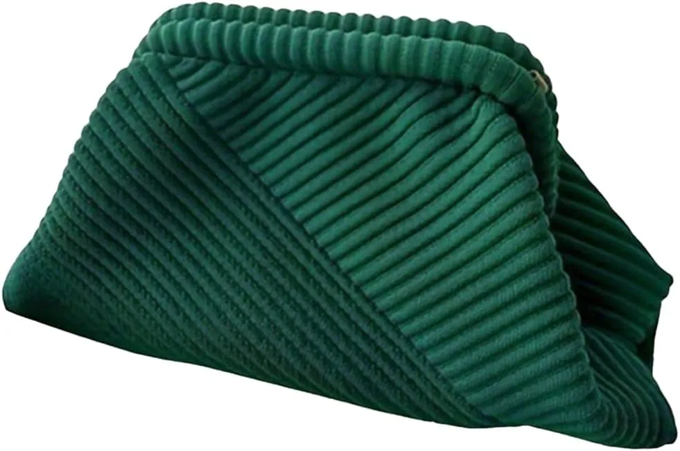 Women Evening Clutch Bag Soft Clutch Handbag Large Capacity Stylish Crossbody Bag Chain Strap Fashion Shoulder Bag T