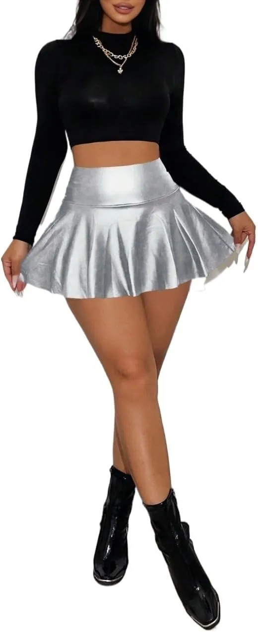 Women Summer Casual 2025 Fashion Trendy Skorts A-Line Skort