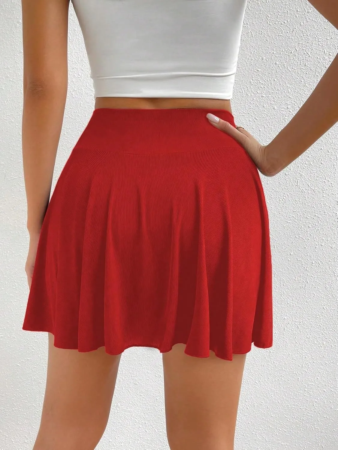 Women Summer Casual 2025 Fashion Trendy Skorts High Waist Skort