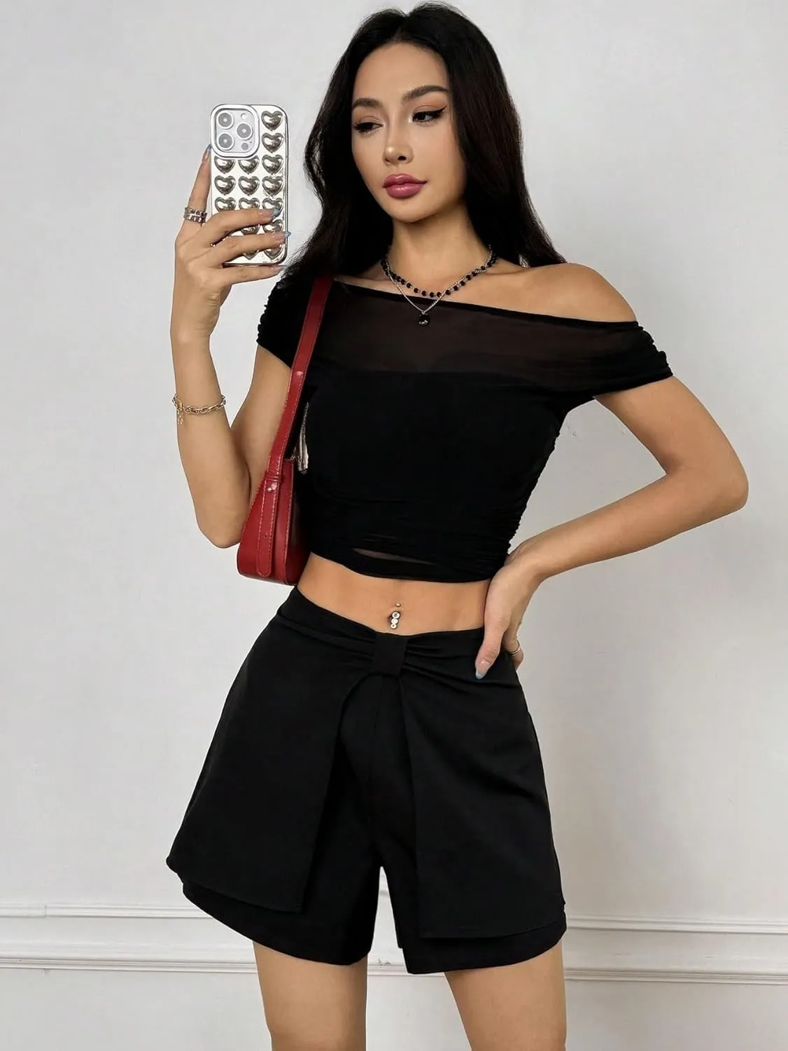 Women Summer Casual 2025 Fashion Trendy Skorts Mini Shorts