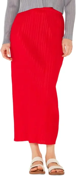 Women's Casual Pencil Skirt Elegant Pleated Midi Skirt Deep Green High-Waist Lightweight Fabric Relaxed Fit Perfect