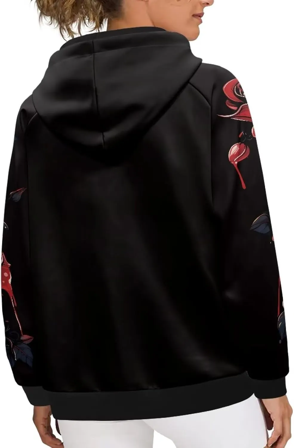 Womens Oversized Hoodie Hooded Graphic Sweatshirt Women Lightweight Pullover Sweater Women for Fall Winter 2XS-4XL