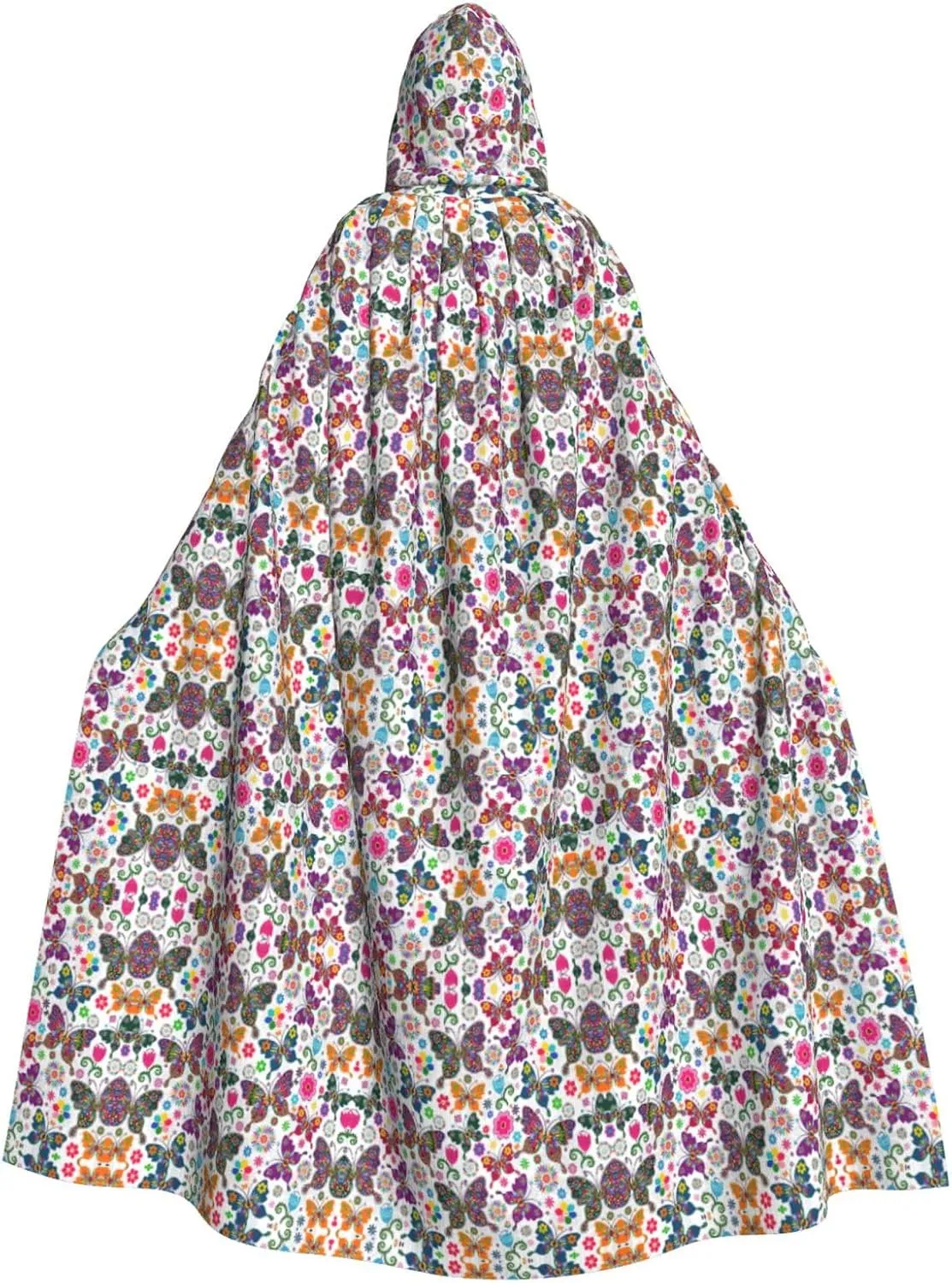 Yellow Fresh Lemons Mystical Hooded Cloak for Men & Women,Ideal for Halloween, Cosplay, and Carnivals,185CM